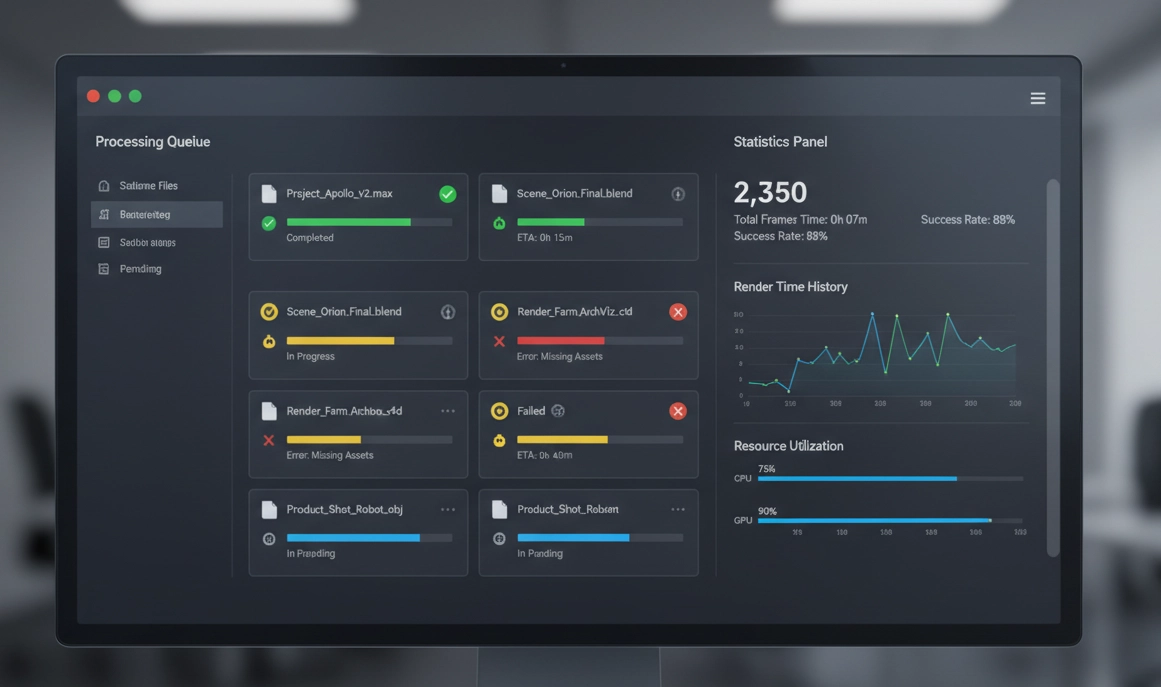 Automation Scripts for Rendering Scene Batches